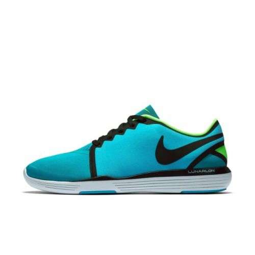 Original Women's Nike Training Lunar Sculpt 818062 403 Gamma Blue/ Black Size UK 4.5 (SA 4.5)