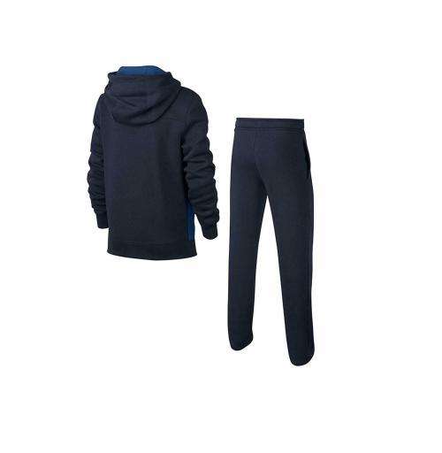 Original Nike Boys Sports Wear TRACKSUIT Set WARM FLEECE AJ6729 452 Size Large