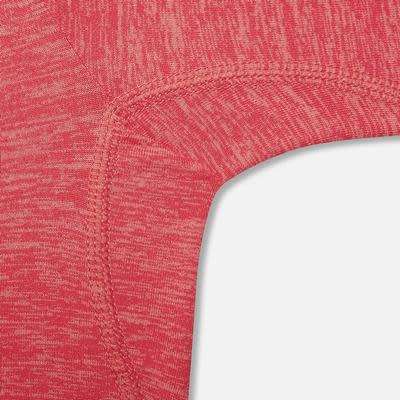 Original NIKE Girls DRI FIT ELEMENTS RUNNING T-SHIRT ZIP Coral/Pink AJ6833 823 Size Large