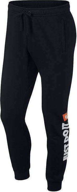 Original NIKE Mens SportsWear JUST DO IT Fleece Jogger Black AR2610 010 Size Extra Large