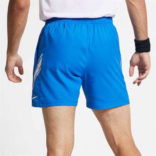 Original Mens Nike COURT 7" Dri-FIT Blue Short 939273 403 Size Medium