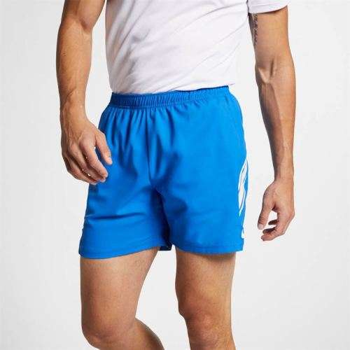 Original Mens Nike COURT 7" Dri-FIT Blue Short 939273 403 Size Medium