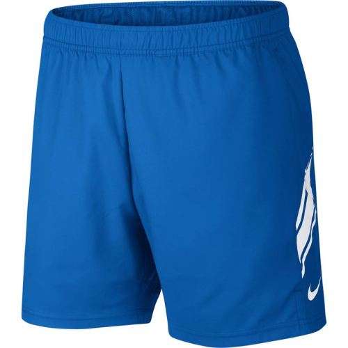 Original Mens Nike COURT 7" Dri-FIT Blue Short 939273 403 Size Medium