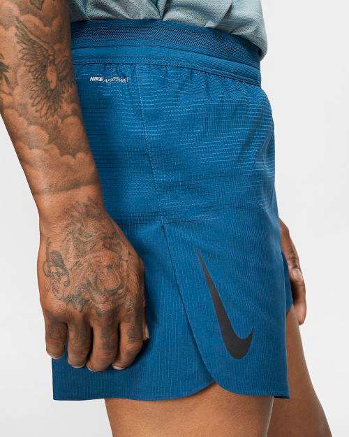 Original Mens Nike AeroSwift (London) 13cm Running Shorts Blue AQ5302 492 Size Medium