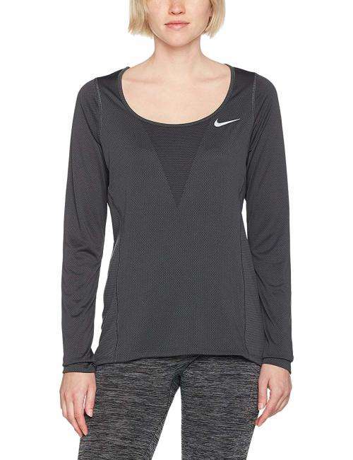Original Women's NIKE DRI IT ZONAL COOL RELAY LONG SLEEVE TOP 831514 010 Size Medium