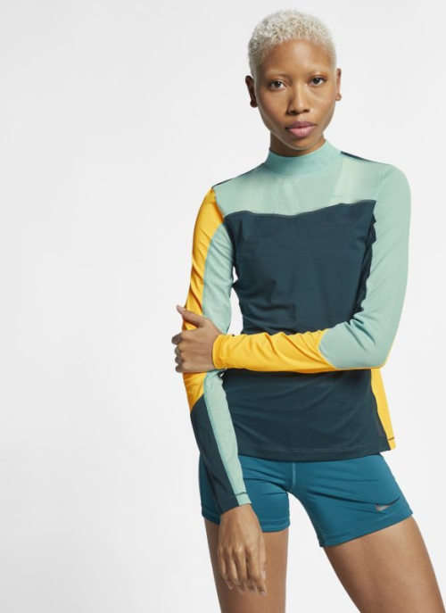 Original Women's Nike Pro HyperCool Long-Sleeve Top AR6699 304 Size Medium