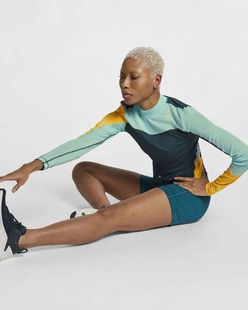 Original Women's Nike Pro HyperCool Long-Sleeve Top AR6699 304 Size Medium