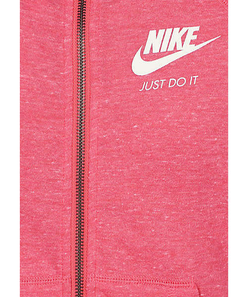 Original NIKE Girls Sportswear Hooded Sweatshirt VINTAGE HOODIE PINK FULL ZIP AT3353 823 Size Large