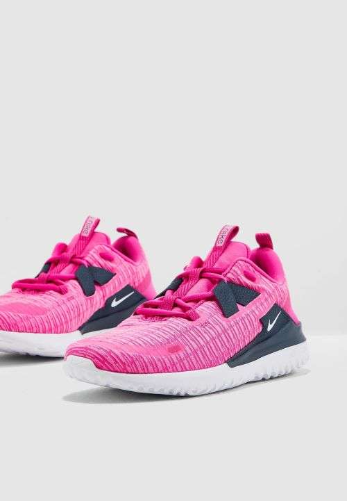Original Women's Nike Renew Arena Running Fuchsia/White AJ5909 602 Size UK 5.5 (SA 5.5)