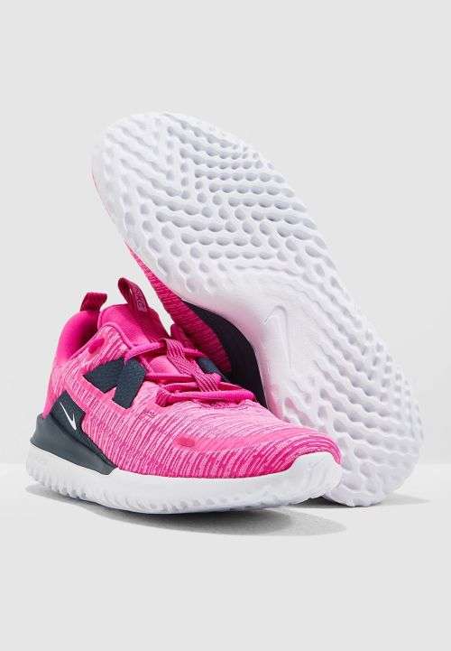 Original Women's Nike Renew Arena Running Fuchsia/White AJ5909 602 Size UK 5.5 (SA 5.5)