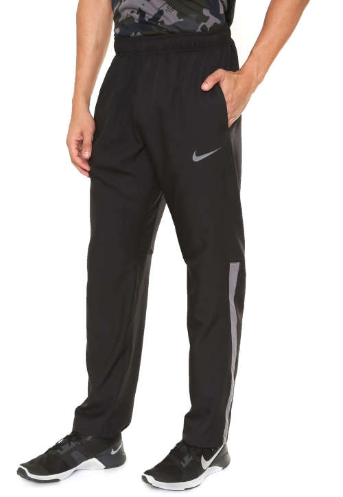 Original NIKE MEN'S DRI-FIT WOVEN BLACK TRAINING PANTS 927380 010 Size Medium