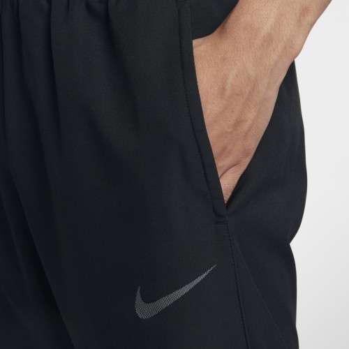 Original NIKE MEN'S DRI-FIT WOVEN BLACK TRAINING PANTS 927380 010 Size Medium