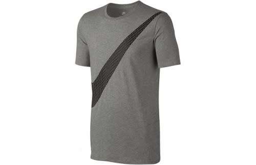 Original Mens NIKE Short Sleeve Print Swoosh 100% Cotton Athletic Cut 940647 063 Size XL
