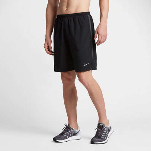 Original Mens Nike Challenger Long Running Shorts Black BQ5390 010 Size Medium