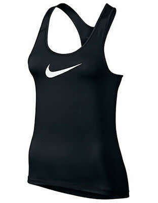 Original Womens NIKE Pro Dri-FIT Black/White Racerback Tank 849986 010 Size Small