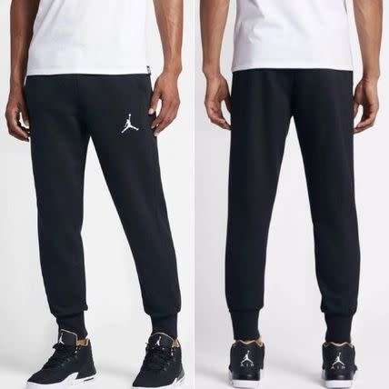 Original Men's Nike Air Jordan Jumpman Retro Flight Pants Joggers Black AA5591 010 Size XL