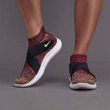 Original Women's Nike FREE RN MOTION FK (Display Unit) Black/Volt 880846 004 Size UK 5 (SA 5)