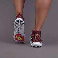 Original Women's Nike FREE RN MOTION FK (Display Unit) Black/Volt 880846 004 Size UK 5 (SA 5)