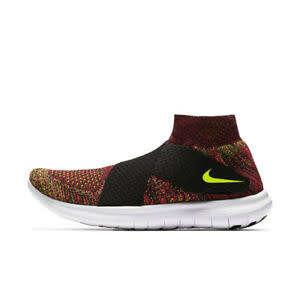 Original Women's Nike FREE RN MOTION FK (Display Unit) Black/Volt 880846 004 Size UK 5 (SA 5)