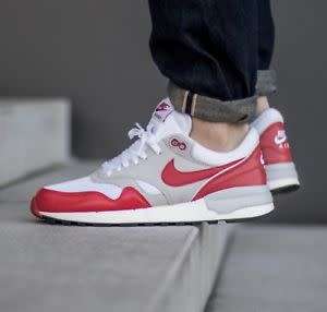 Original Mens NIKE Air ODYSSEY White/University Red Retro Look 652989 106 Size UK 11 (SA 11)