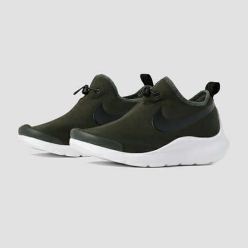 Original Mens NIKE APTARE ESSENTIAL Sequoia/ Black-White 876386 300 Size UK 8 (SA 8)