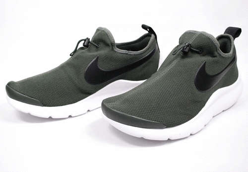 Original Mens NIKE APTARE ESSENTIAL Sequoia/ Black-White 876386 300 Size UK 8 (SA 8)