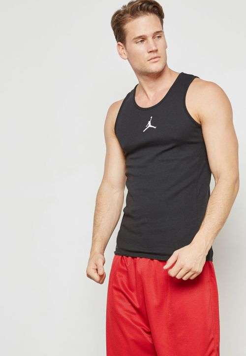 Original Mens Jordan Rise Basketball Tank Black 861494 010 Size Medium