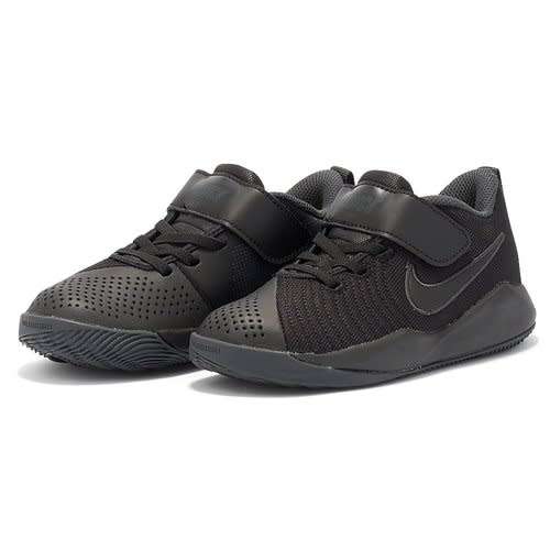 Original Boys NIKE Team Hustle Quick 2 (PS) Black/Anthracite AT5299 001 Size UK 1 (SA 1)