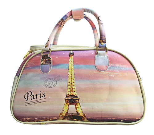 Paris Themed Travel Hand Carry Bag