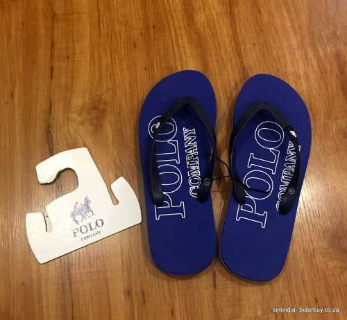 Original Men's POLO Summer Flip Flops Blue Size UK 9 (SA 9)