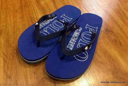 Original Men's POLO Summer Flip Flops Blue Size UK 9 (SA 9)