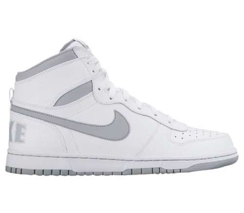 Original Mens Nike BIG NIKE HIGH 336608 118 White/ Wolf Grey Size UK 11 (SA 11)