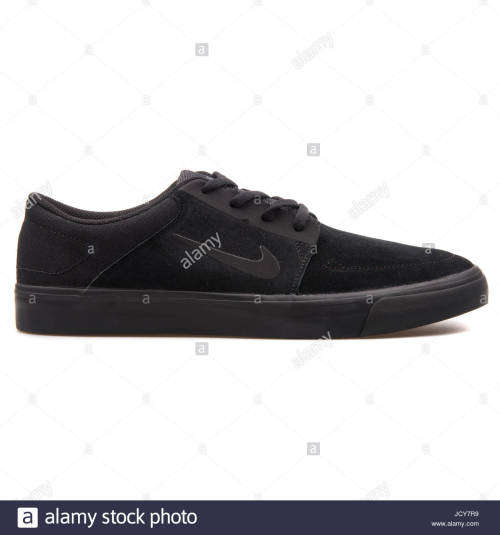 Original Mens Nike SB Portmore 725027 002 Black / Anthracite Size UK 11 (SA 11)