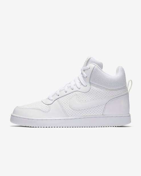 Original Mens Nike Court Borough MID 838938 111 White/ White Size UK 11 (SA 11)