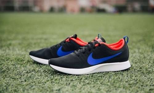 Original Mens Nike DUALTONE RACER Black/ Racer Blue 918227 014 UK Size 11 (SA 11)