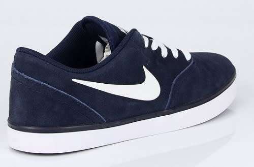 Original Mens Nike SB CHECK 705265 411 Obsidian /White Size UK 8 (SA 8)