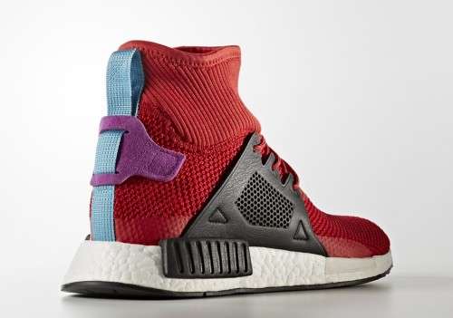 Original Mens ADIDAS NMD XR1 SCARLET/CORE BLACK/SHOCK PURPLE BZ0632 Size UK 10 (SA 10)