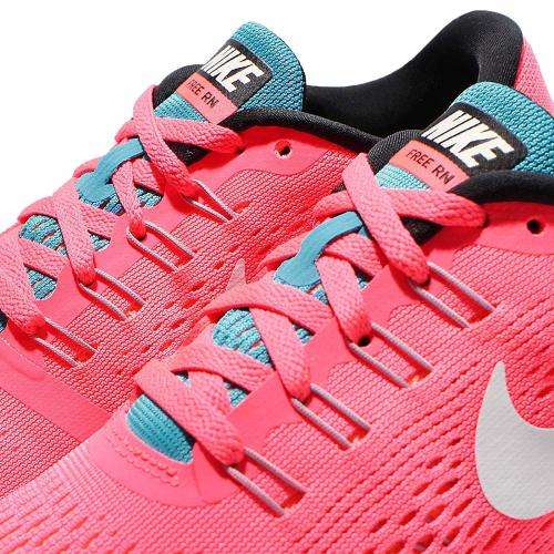 Original Women's Nike FREE RN RACER PINK/ OFF WHITE 831509 602 Size UK 5.5 (SA 5.5)