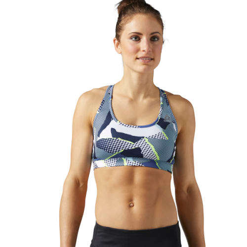Original Womens Reebok Sports Bra Medium Support BQ5453 Size Medium