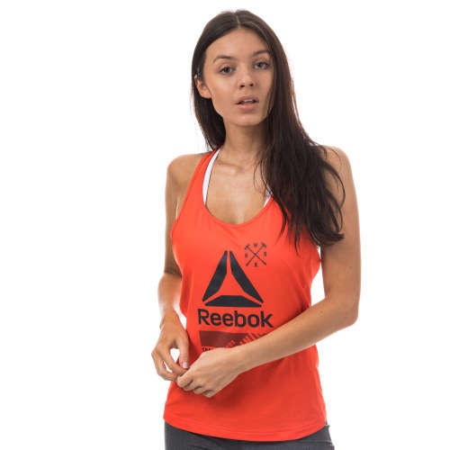 Original Womens Reebok ACTIVChill Graphic TANK BK3128 Size Medium