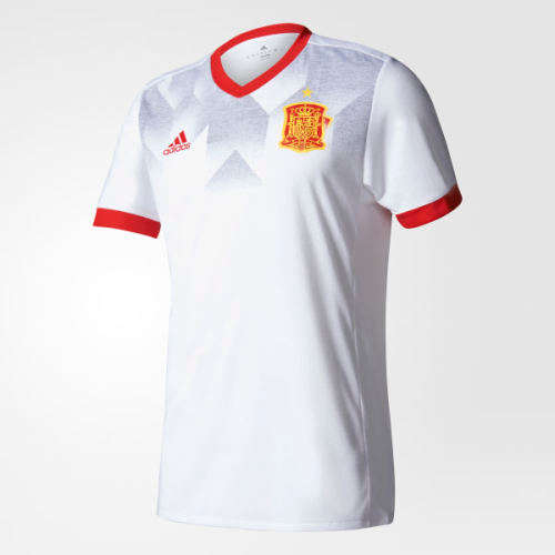 Original Men's ADIDAS Spain Home Pre-Match Jersey White BP9196 Size Large