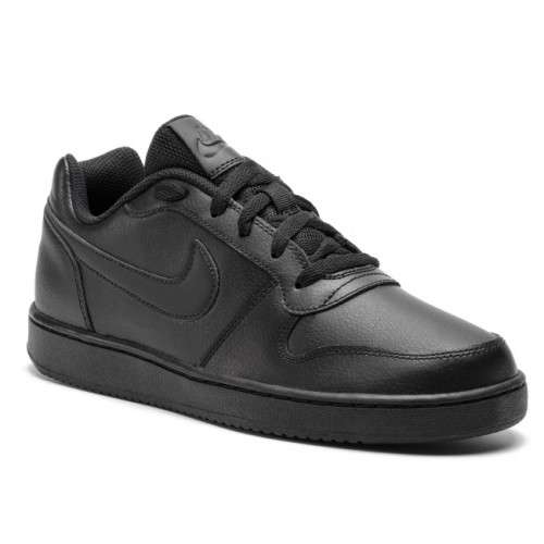 Original Mens NIKE EBERNON LOW Black/ Black AQ1775 003 Size UK 11 (SA 11)
