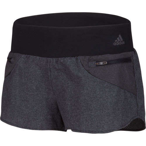 Original Women's adidas Adistar AS Viz Shorts Black/Grey S90972 Size Large