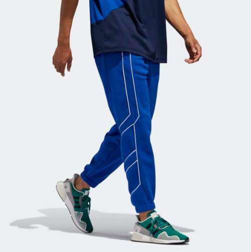 Original Men's adidas EQT Outline Track Pants Blue DJ1727 Size Large