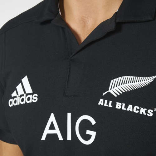 Original Men's adidas All Blacks Supporters Polo Jersey Official Licensed Product AP5672 Size Medium
