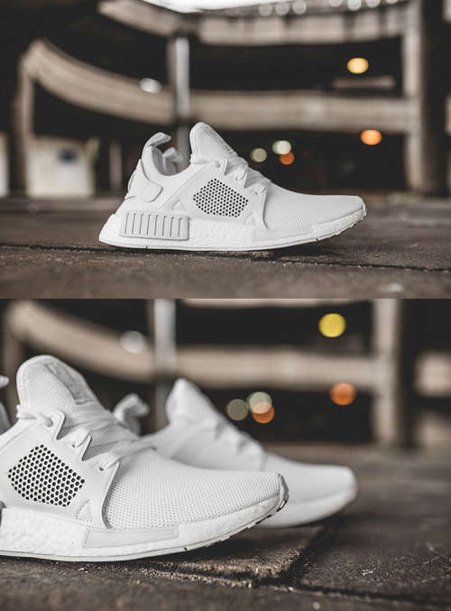 Original Mens adidas NMD_XR1 Triple White BY992 Size UK 7 (SA 7)