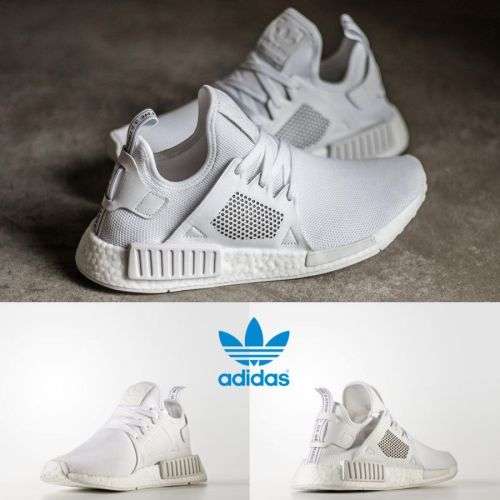 Original Mens adidas NMD_XR1 Triple White BY992 Size UK 7 (SA 7)