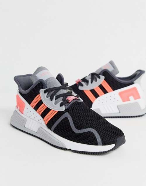 Original Men's adidas EQT Cushion ADV Core Black AH2231 Size UK 11 (SA 11)