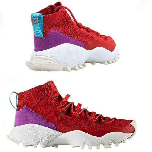 Original Mens adidas SEEULATER Primeknit BY9401 Scarlet/ Shock Purple Size UK 9 (SA 9)