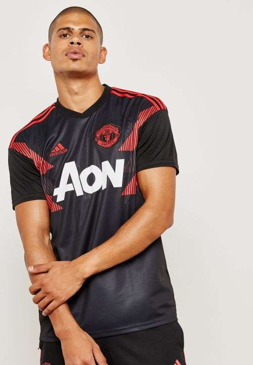 Original Mens adidas Manchester United PreMatch Top Official Licensed CW5824 Size XXL